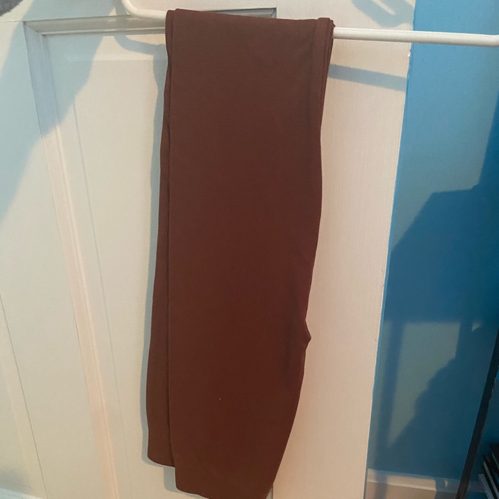 Brown leggings. Worn once. Size small